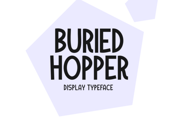 Buried Hopper: A Fresh Display Font for Bold Branding Projects