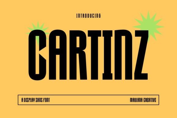 Cartinz: A Sharp Condensed Sans Serif Font for Modern Web Design