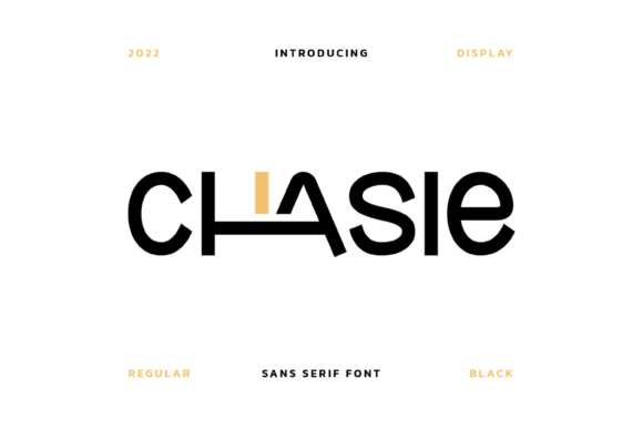 Chasie: A Playful Sans Serif Font That Brings Brand Identities to Life