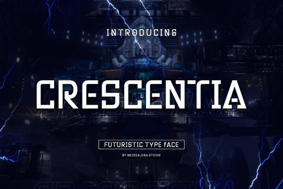Crescentia: A Futuristic Display Font for Modern Web Design Projects