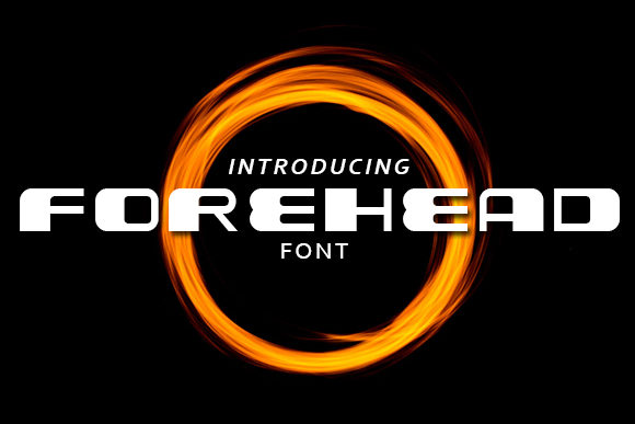 Forehead: A Bold Display Font for Modern Branding Projects