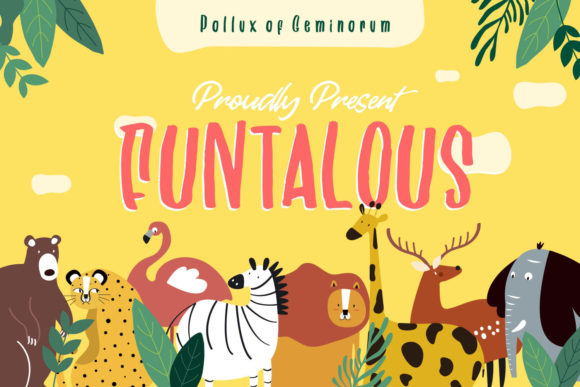 Funtalous: A Playful Display Font for Business Branding