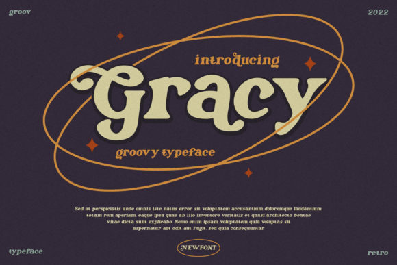 Gracy: The Retro-Vintage Display Font for Crafters and Product Designers