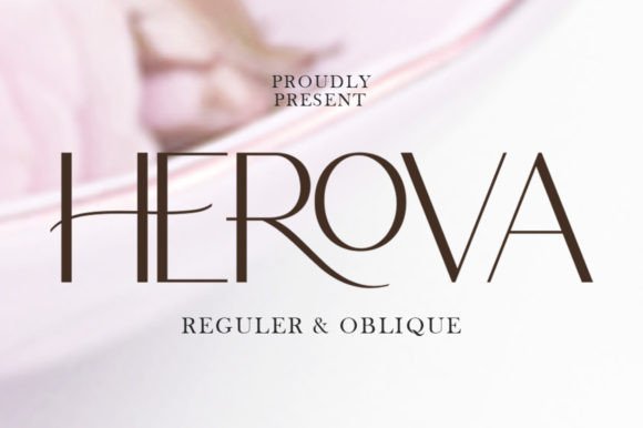 Herova: A Serif Font That Elevates Handmade Design Projects