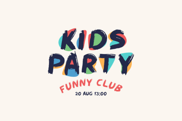 Kids Party: A Versatile Display Font for Modern Editorial Design