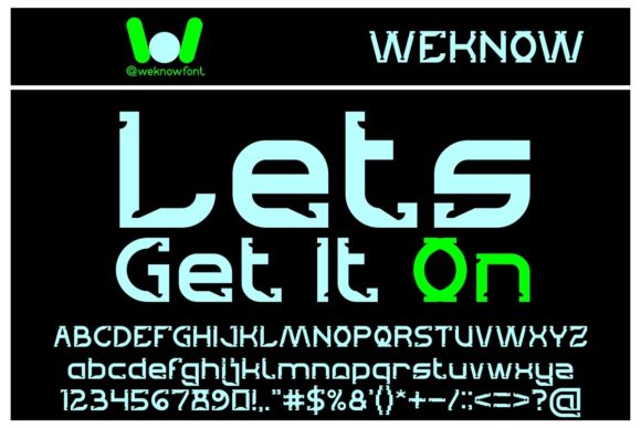 Lets Get It On: A Display Font for Bold Editorial Statements