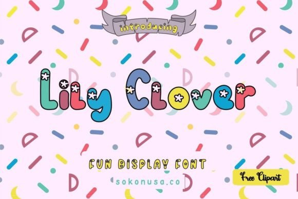 Lily Clover: A Playful Font for Crafters and Product Designers