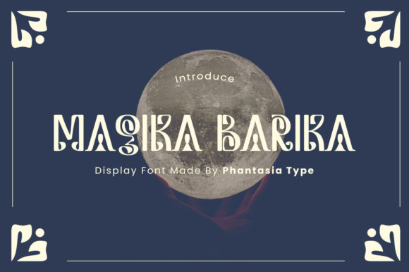 Magika Barika: A Vintage-Inspired Display Font for Crafters and Makers