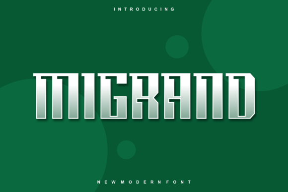 Make Your Brand Shine with Migrand: A Modern Display Font for Real Business Owners