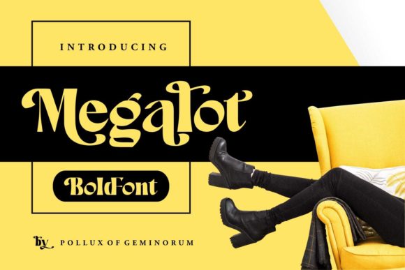 Megalot: A Bold Display Font for Impactful Branding