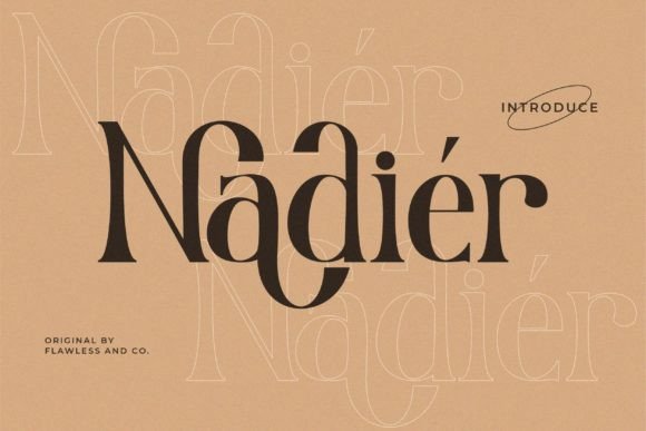 Nadier: A Modern Serif Font for Elegant Web Design