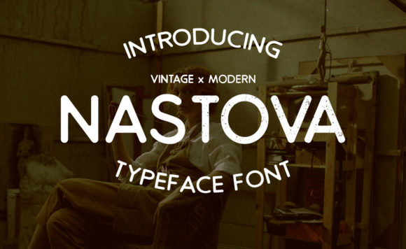 Nastova: A Vintage-Inspired Display Font That Elevates Brand Design