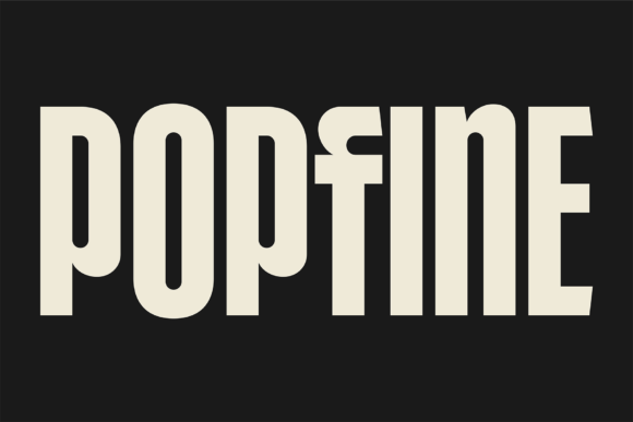 Popfine: A Clean Sans Serif Font for Modern Web Design Projects