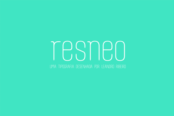 Resneo: A Display Font That Elevates Small Business Branding