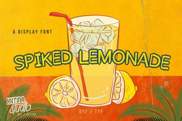 Spiked Lemonade: A Bold Display Font for Modern Web Design
