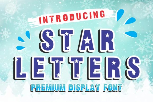 Star Letters: A Bold Display Font for Modern Editorial Design