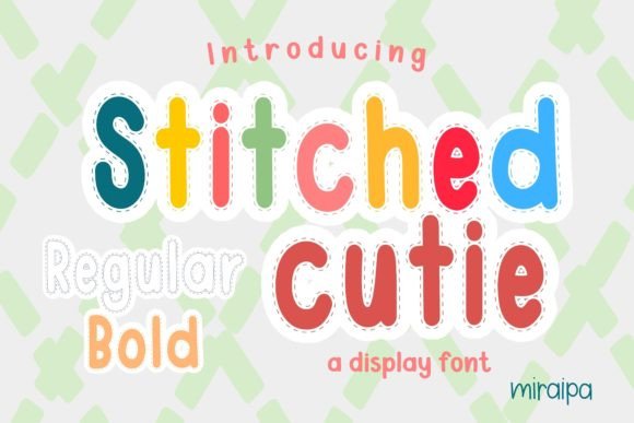 Stitched Cutie: A Designer’s Take on This Playful Display Typeface