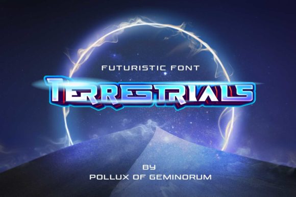 Terrestrials: A Futuristic Display Font for Modern Editorial Design