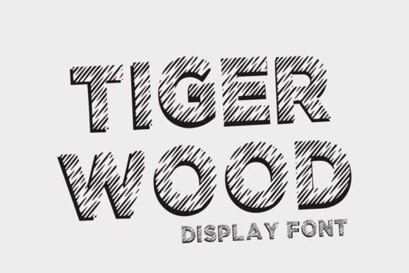 Tiger Wood: A Bold Display Font for Modern Marketing Visuals