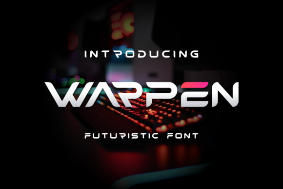 Warpen: A Futuristic Display Font for Bold Editorial Design