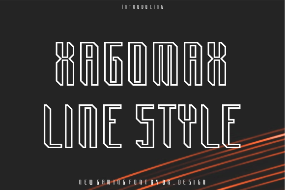 Xagomax: A Bold Sans Serif Font for Crafters and Product Designers